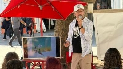 Chanti cautivó al auditorio familiar e infantil en la Feria del Libro