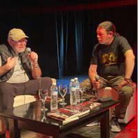 Pedro Solans, el escritor y periodista carlospacense, disertó en la Feria del Libro de Mendoza