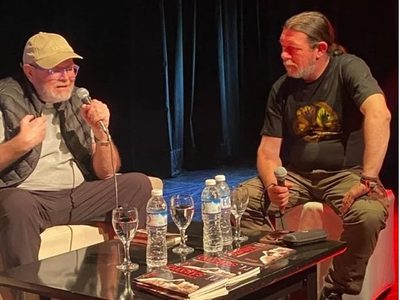 Pedro Solans, el escritor y periodista carlospacense, disertó en la Feria del Libro de Mendoza
