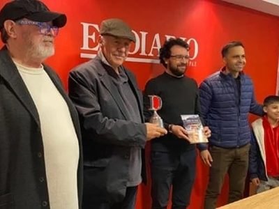 El autor italiano Marino Magliani fue distinguido por El Diario de Carlos Paz