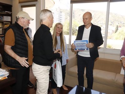 El biógrafo de Florian Czarnyszewicz estuvo en Villa Carlos Paz
